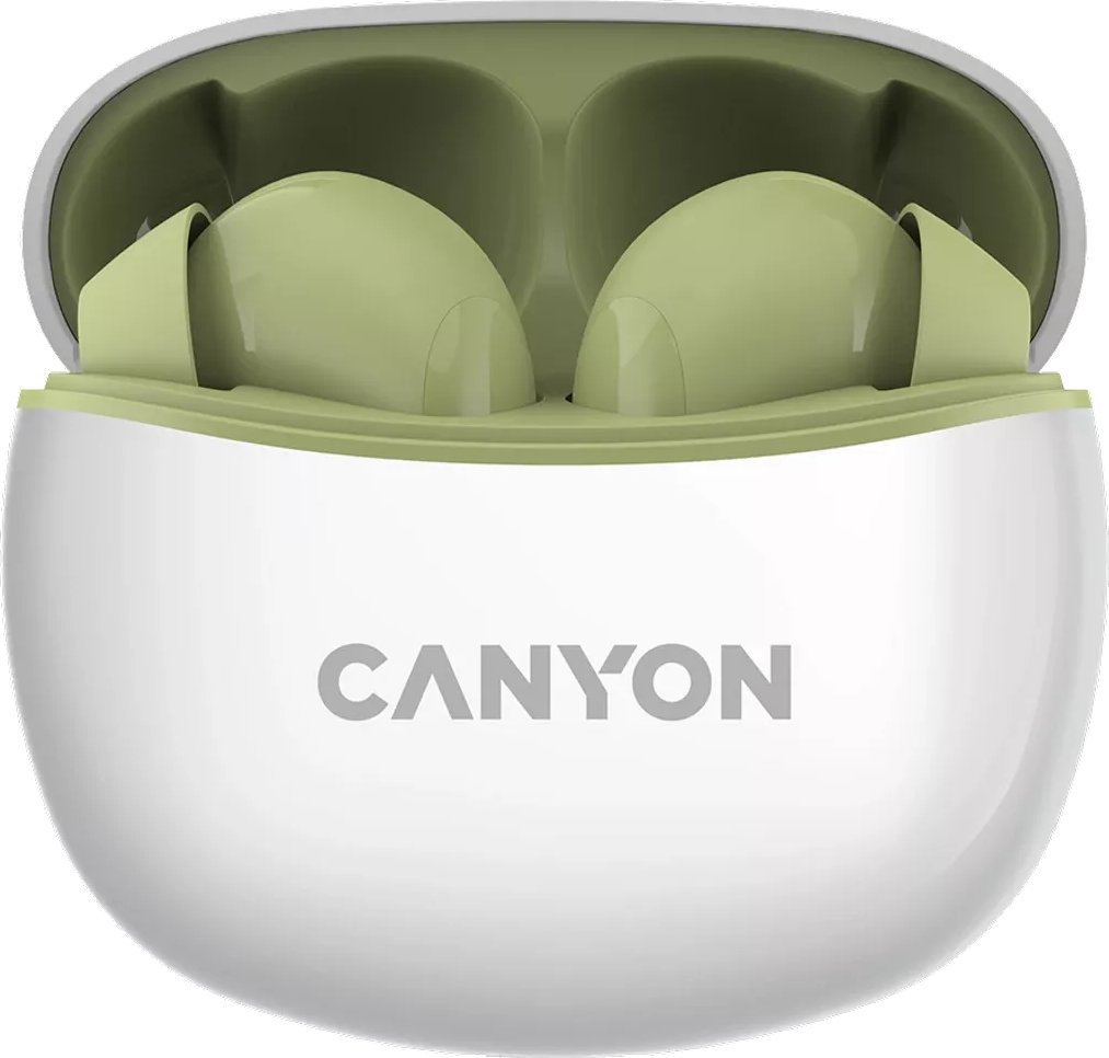 Kufje pa tel Canyon TWS 5, Bluetooth 5.3, 7.5 orë bateri, gri