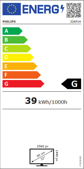 Монитор Philips 326P1H - LED 31,5"