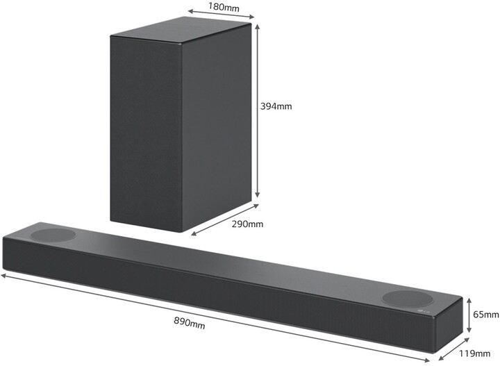 Soundbar LG S75Q 3.1.2, i zi