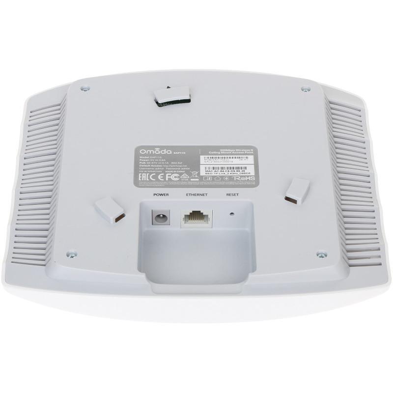 Access point TP-Link EAP115, 300Mbps, 2.4GHz, i bardhë