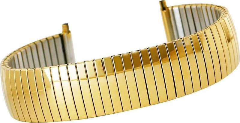 Byzylyk Kemer Belt Bracelet Stretchable Gold HQ 101G-18/22, 18 deri 22 mm, ngjyrë ari