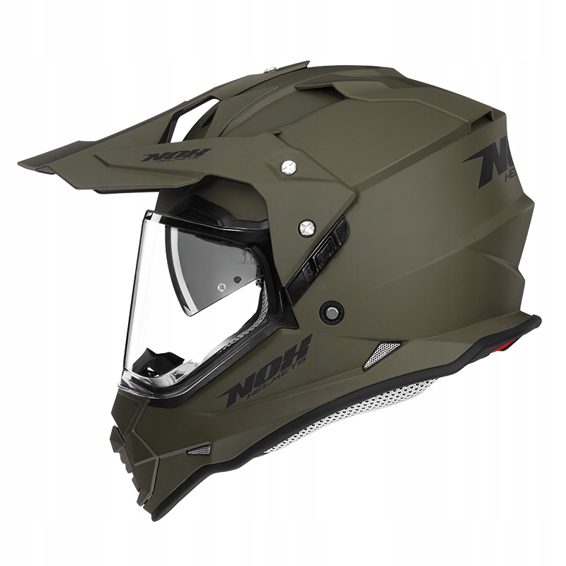 Kaskë moto Nox N312, polikarbonat, ventilim i avancuar, e zezë