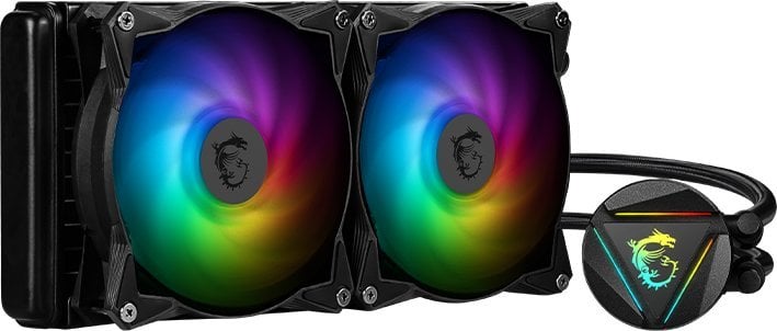 Ftohës me ujë MSI MPG CoreLiquid 280R V2 (306-7ZW1D21-813), 1800 rpm, 33.3 dBa, 84.36CFM, 280mm, i zi