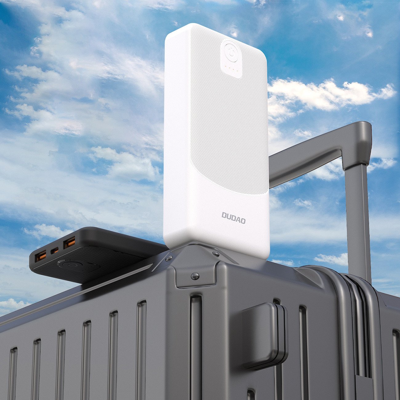 Powerbank Dudao K10, 10000mAh, 12W, i bardhë