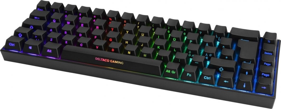 Tastierë Deltaco GAM-100, wireless, US, e zezë