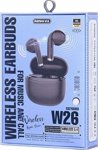 Kufje wireless Remax CozyBuds W26N, Bluetooth 5.4, anulim zhurme, 32 orë, të bardha