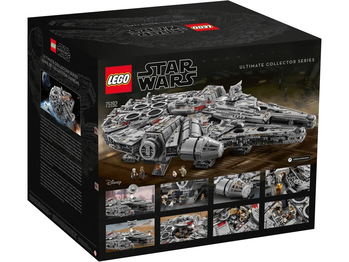 Set ndërtimi LEGO Star Wars Millennium Falcon 75192, model koleksionist, për të rritur, shumëngjyrësh
