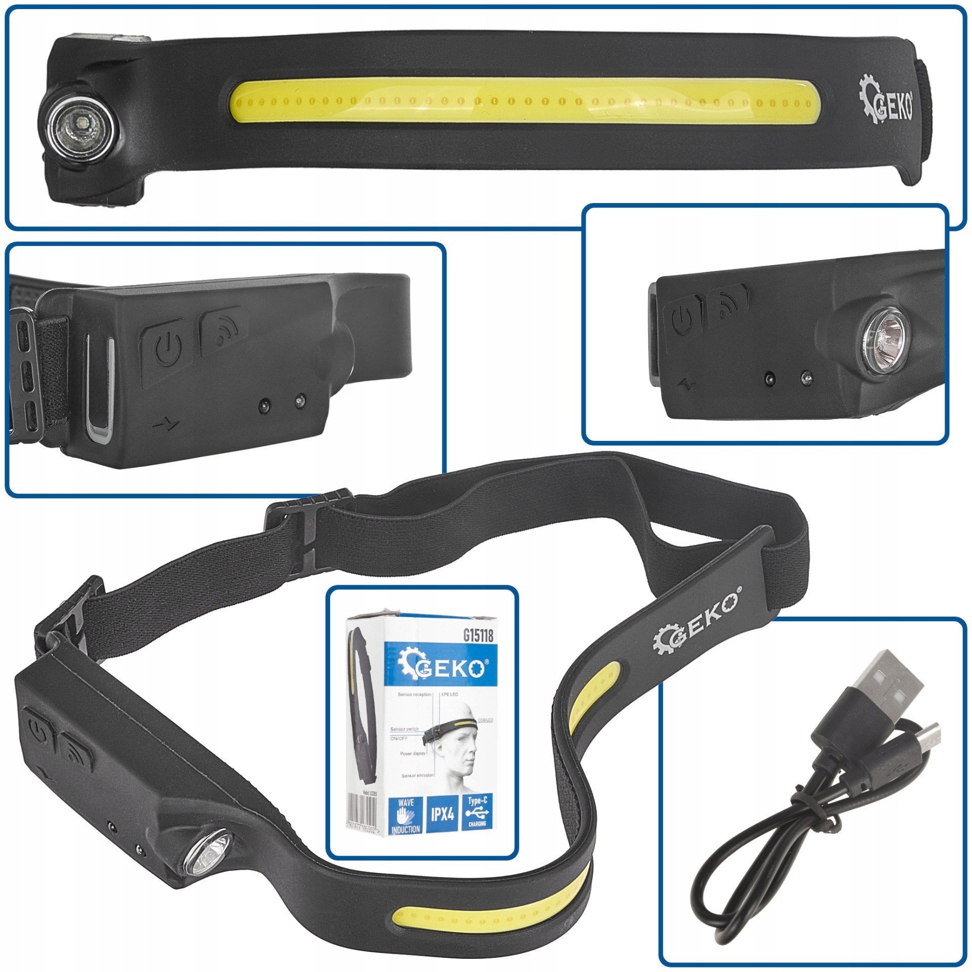 Llambë koke LED COB, 3W, 350lm, e zezë