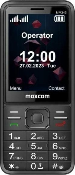 Telefoni Maxcom MM245, 4G, me butona, i zi