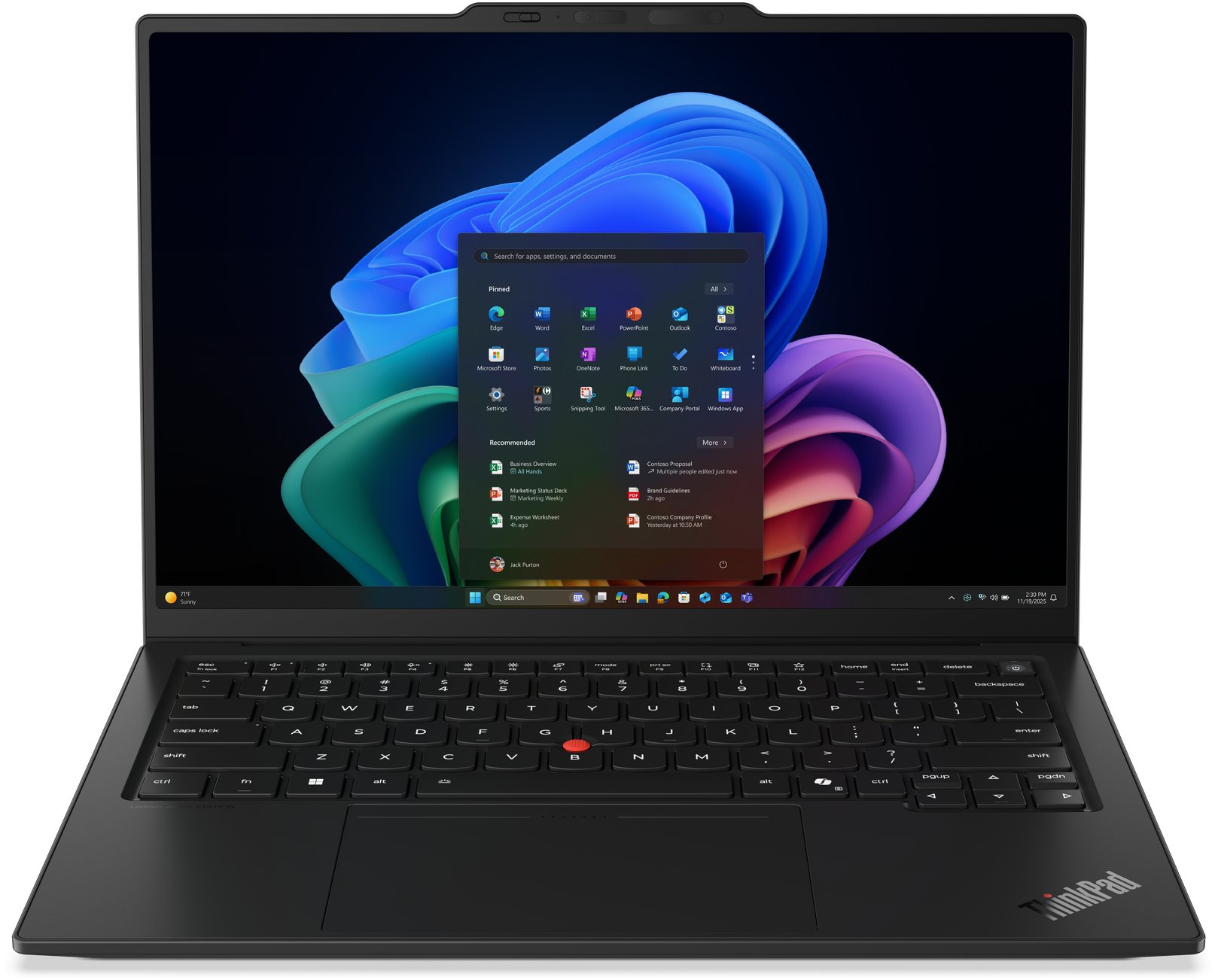 Laptop Lenovo ThinkPad X1 Carbon Gen 14 Aura Edition, Intel Core Ultra 5, 32GB RAM, i zi