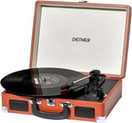 Gramafon Denver VPL 120 Retro, USB, valixhe, kafe
