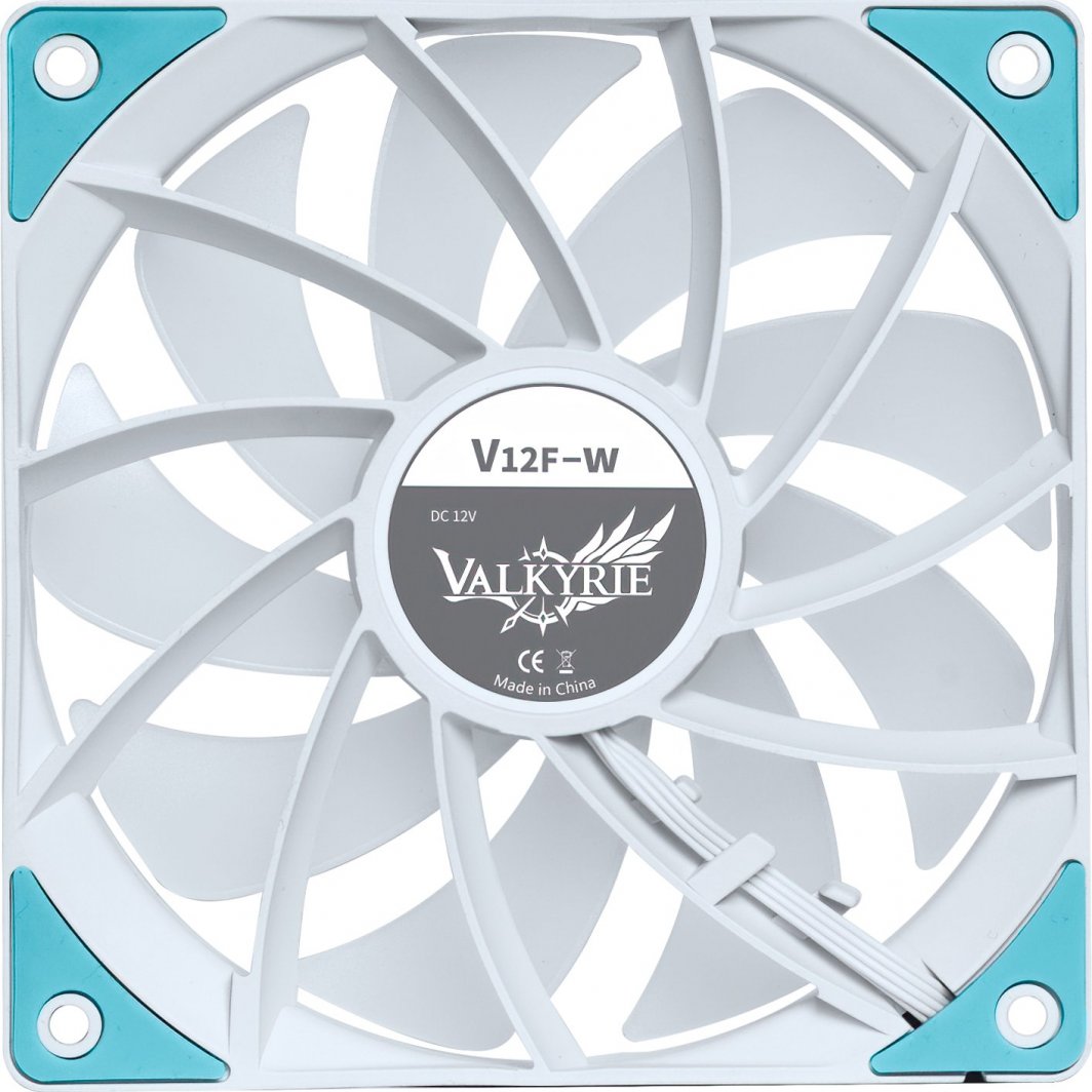 Ftohës Valkyrie V12F ARGB, 120 mm, i bardhë