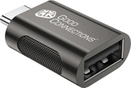 Adapter USB Alcasa USB-AD302, USB 3.2 Gen 1, 5 Gbit/s, antracit