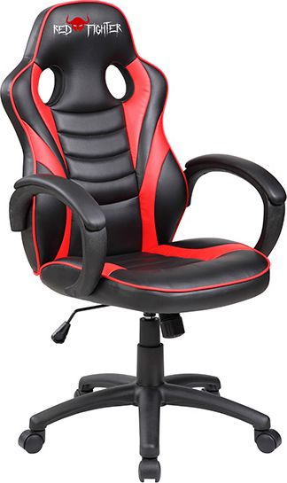Karrige gaming Red Fighter C6, për fëmijë, e zezë e kuqe