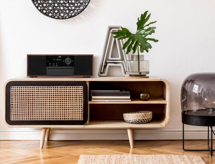 Sistem mikro JVC RD-E761, i kaftë