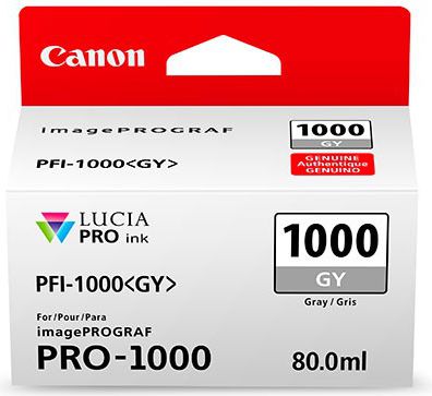 Bojë origjinale Canon PFI-1000, gri, për printer foto