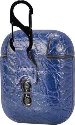Kuti mbrojtëse TerraTec AirBox, për Apple AirPods, dizajn krokodili, blu