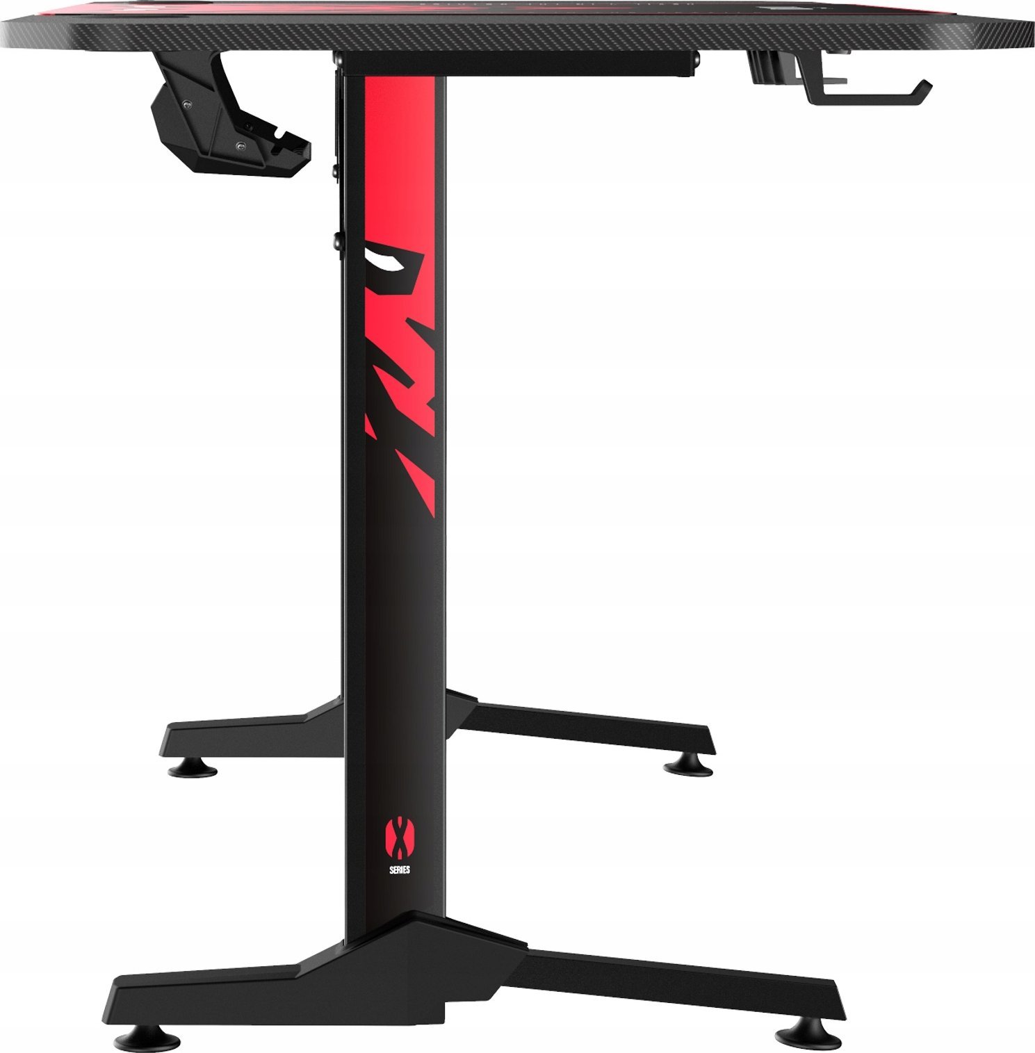 Гејминг маса Diablo Chairs X Mate 1600, 160 x 75 cm, капацитет до 80 kg, црна