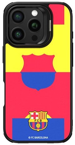 Mbulesë telefoni OCPC FC Barcelona, lëkurë PU, kundër rrëshqitjes, me mbajtës, shumëngjyrëshe