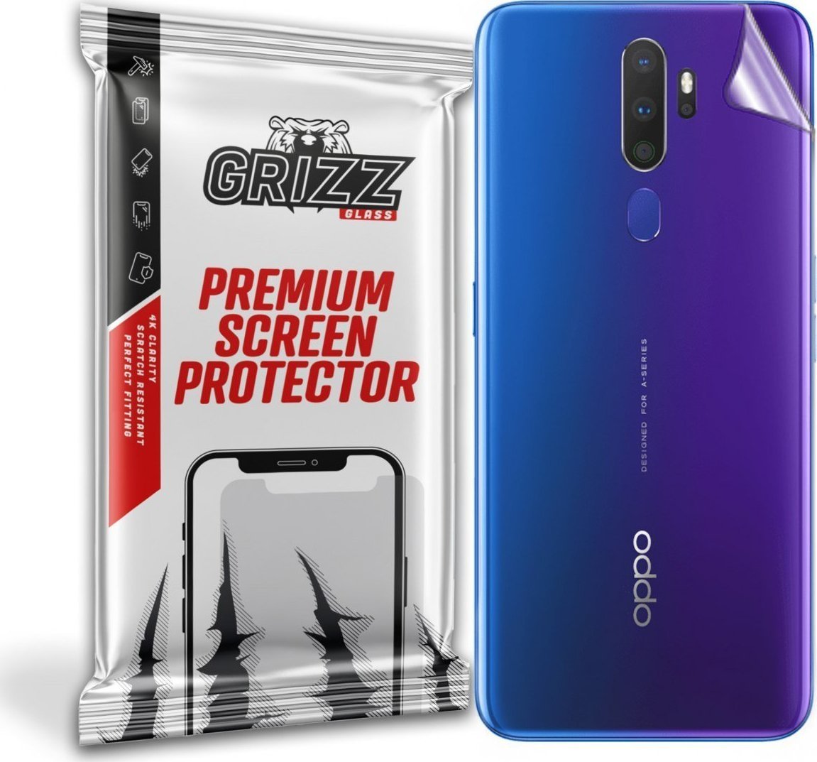 Folio mbrojtëse prapa GrizzGlass UltraSkin për Oppo A9 2020, transparente, me shkëlqim