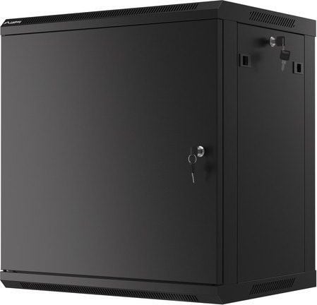 Kabinet muror rrjeti Lanberg WF01-6412-00B, 19", 12U, i zi