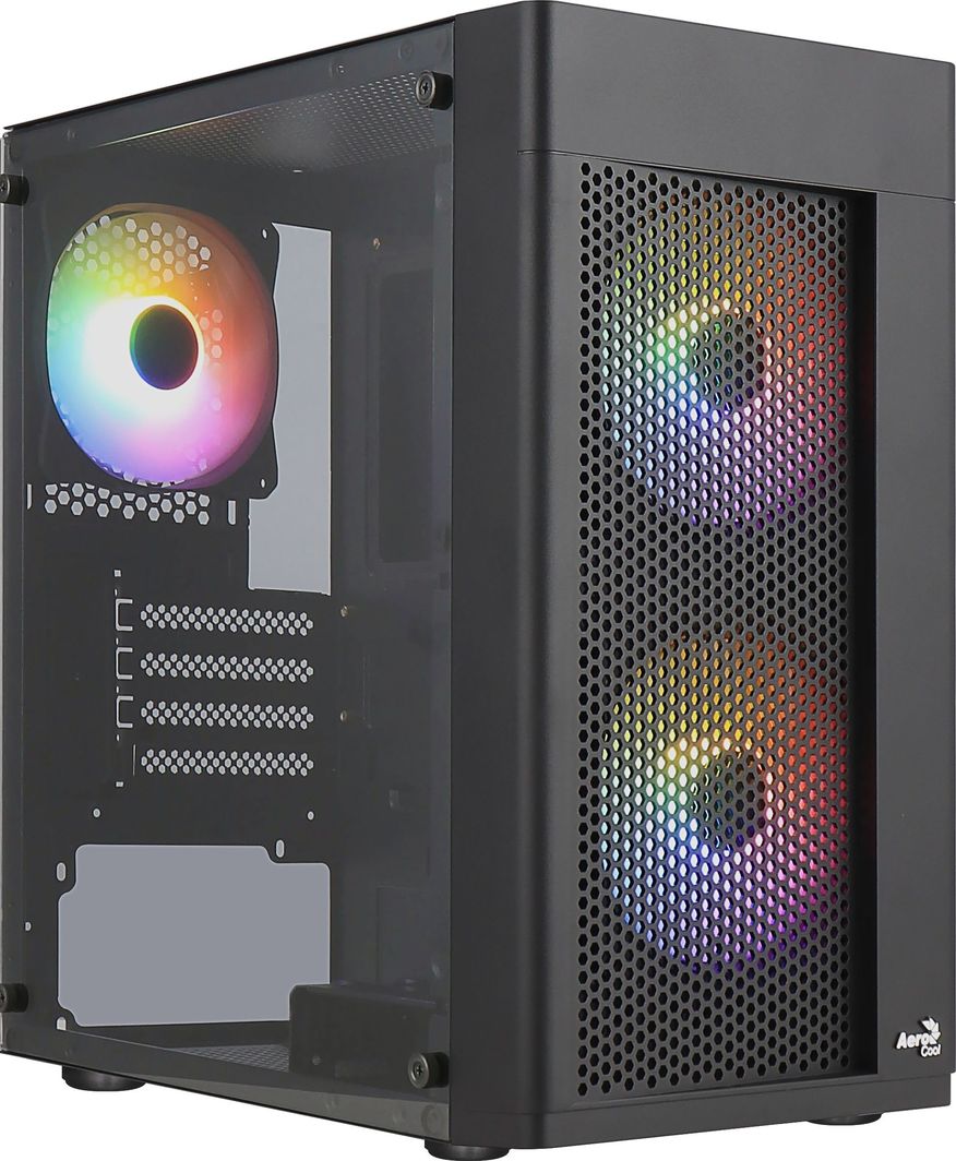 Kasë Aerocool Hexform FRGB, Mini Tower