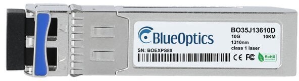 Modul transceivër SFP+ BlueOptics BO35J13610D, 10GBASE LR, singlemode, i bardhë