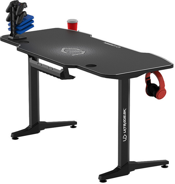 [OUTLET] Tavolinë Ultradesk Frag, e zezë / hirtë
