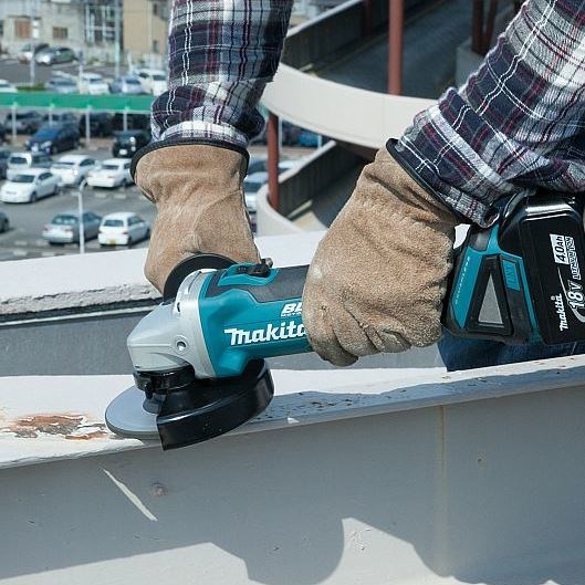 Brushe këndi pa kabllo Makita DGA504, 18V, 125mm, blu