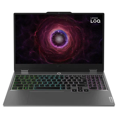 Laptop Lenovo LOQ 15ARP9, 15.6", AMD Ryzen 5 7235HS, 16GB RAM, 512GB SSD, NVIDIA GeForce RTX 3050 6GB GDDR6, i hirtë