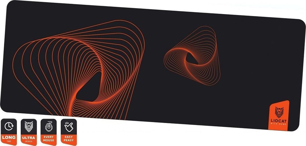 Mauspad LioCat PD 683, XXL, i portokalltë