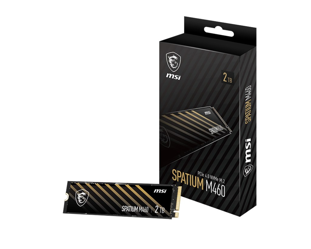 Disk SSD MSI Spatium M460, M.2, 1TB, PCIe 4.0