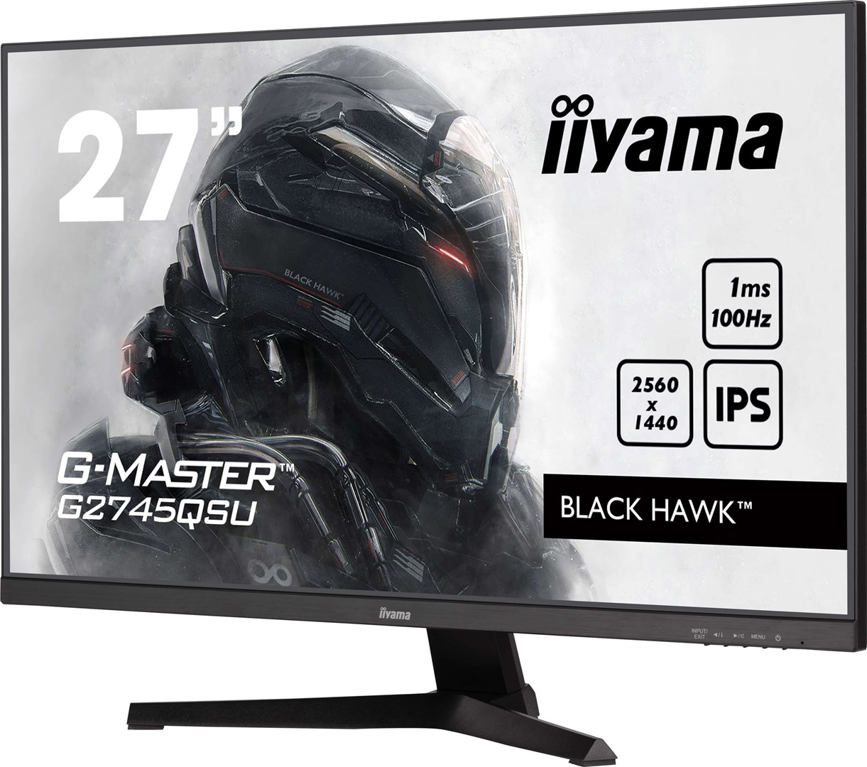 Monitor gaming Iiyama G-MASTER G2745QSU-B2, 27", WQHD 2560 x 1440, i zi