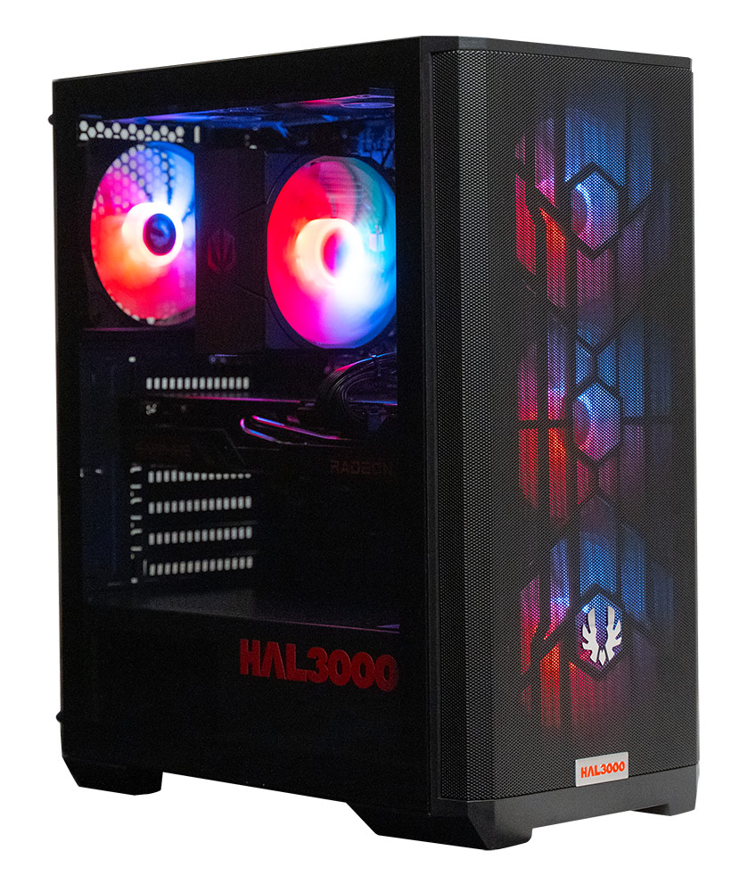 Kompjuter HAL3000 Online Gamer, AMD Ryzen 5 5600, 16GB RAM, 1TB SSD, AMD RX 6700 XT, i zi