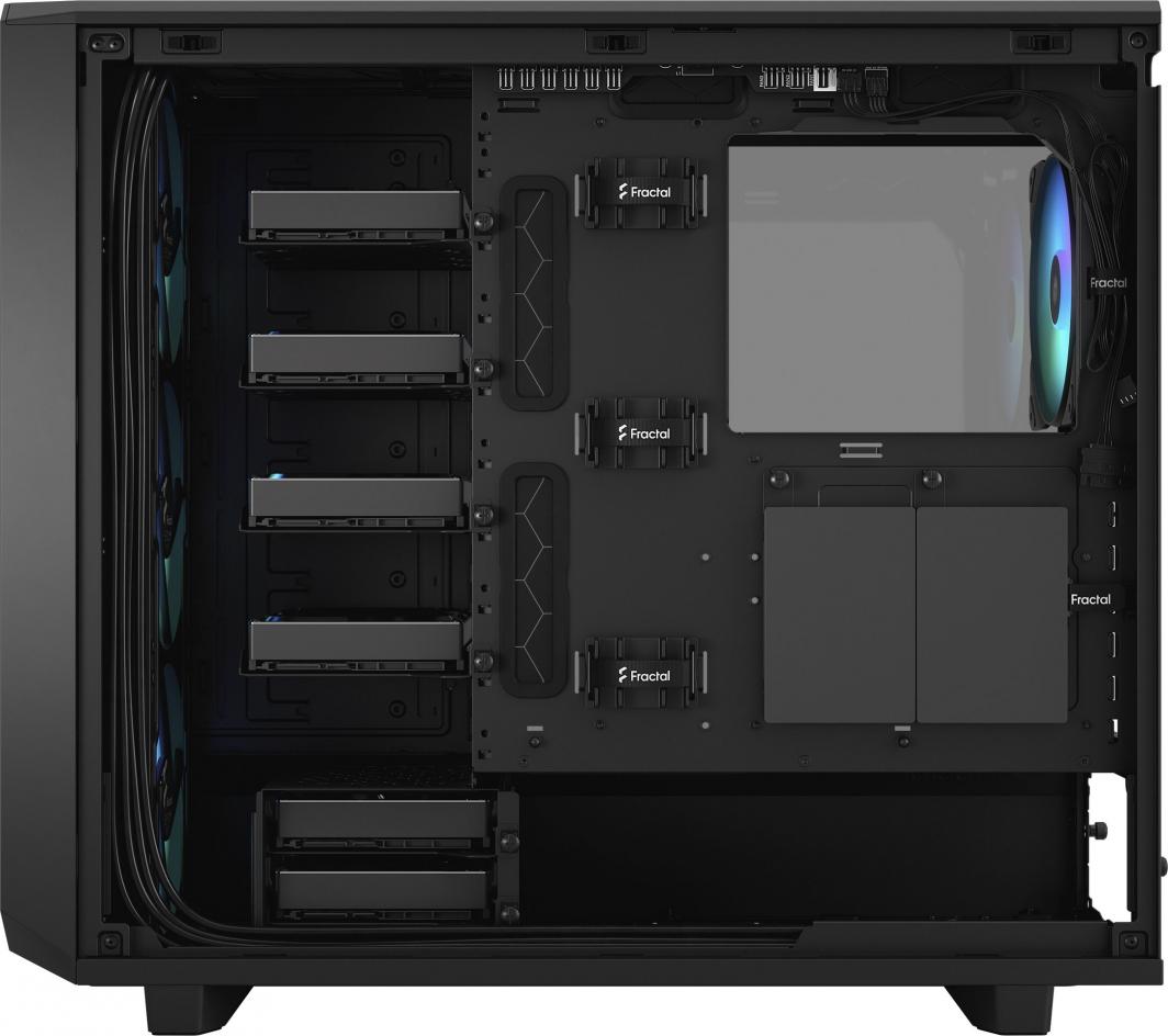 Kasë Fractal Design Meshify 2 RGB TG Light Tint, Midi Tower