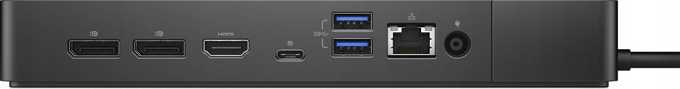 Dokstacion Dell WD19S 180W, USB 3.2 Type C, Gigabit Ethernet, i zi