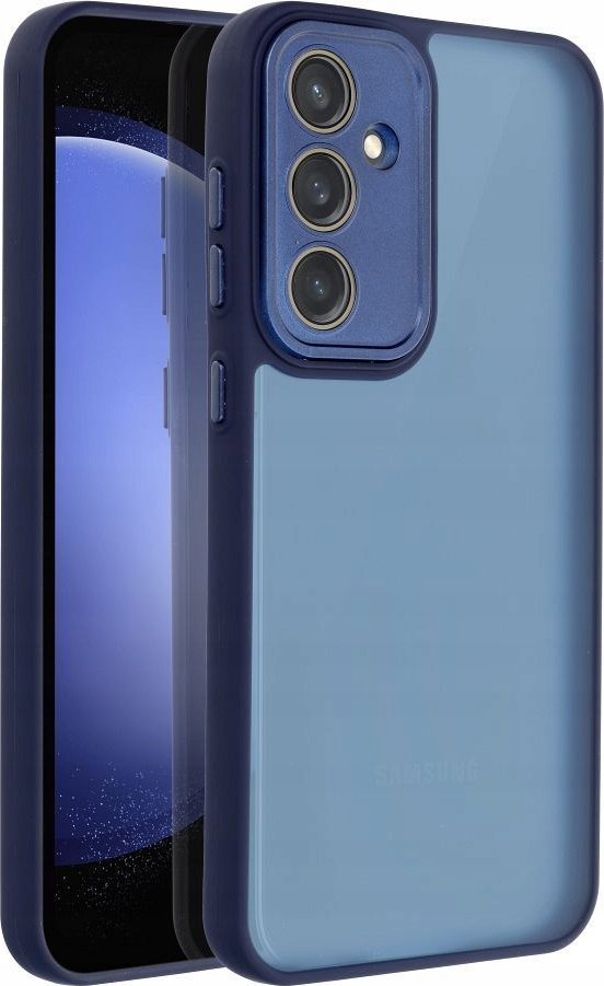 Mbulesë silikoni Variete për Samsung A52 5G, navy blue, përfundim mat