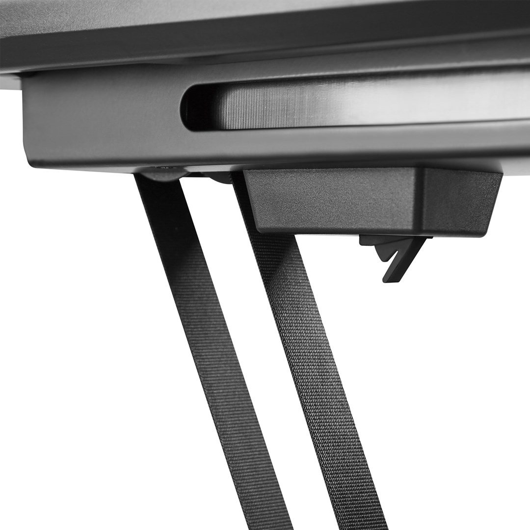 Mbajtëse për TV Maclean në tavan, 23"-55", 30kg, e zezë