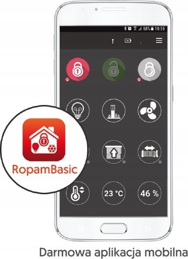 Modul njoftimi Ropam MultiLTE RF, LTE, RF, i bardhë