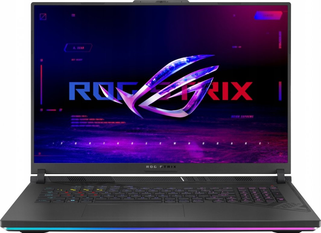 Laptop Asus ROG Strix G18 G814JZR-N6044, 18", Intel Core i9-14900HX, 16GB RAM, 1000GB SSD, Nvidia RTX4080 DLSS 3
