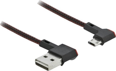 Kabllo USB DeLOCK EASY-USB 2.0, Type-A në Micro-B, 1m, e zezë