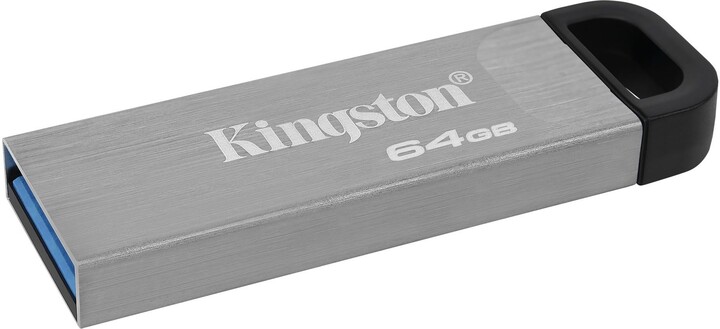 USB Kingston DataTraveler Kyson, - 64GB, e argjendtë