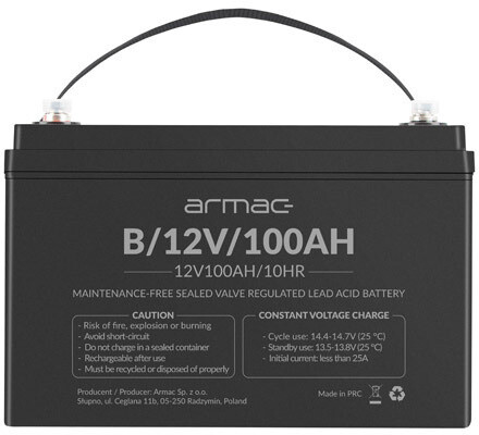 Bateri zëvendësuese Armac, 12V/100Ah