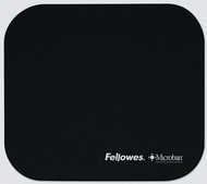 Mouse pad Fellowes 5933907, sipërfaqe poliestër, bazë gome kundër rrëshqitjes, i zi