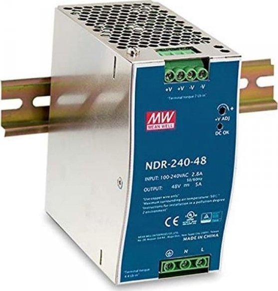 Furnizues energjie D-Link DNR-240W, 240W, universal AC 90–264V, metalik