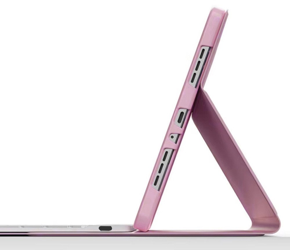 Këllëf me tastierë Bluetooth Rowe për iPad Pro 13 Gen 5, me touchpad, lëkurë eko, i zi