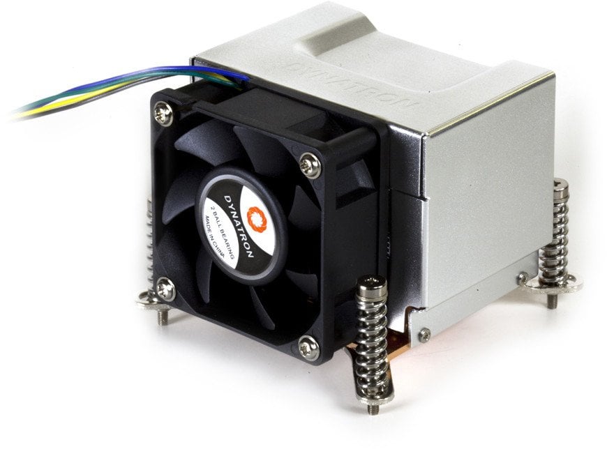 Ftohës CPU Dynatron K666R1 Tower 2U, Intel 1150 1151 1155 1156 1200, aktiv, argjendtë