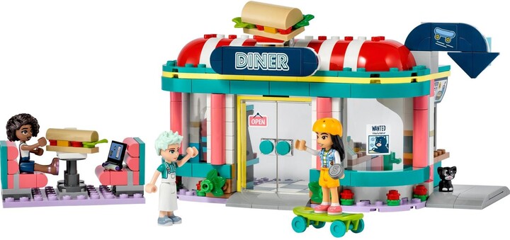 Set LEGO® Friends 41728 Bistro in the center of Heartlake town, 346 pjesë