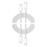 Kabllo karikimi Cubenest USB C në USB C, 60W, 1 m, 2 copë, e bardhë