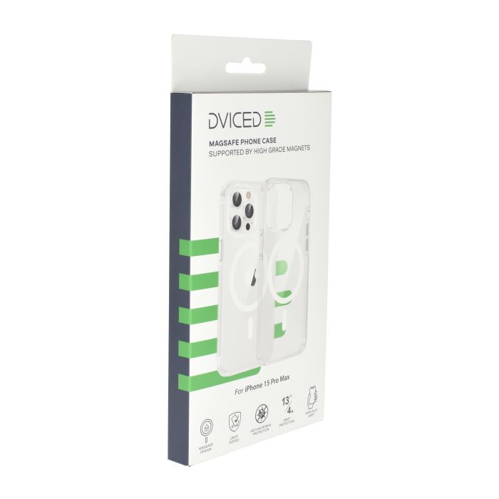 Dviced MagSafe iPhone 15 Pro Max Clear Case, White